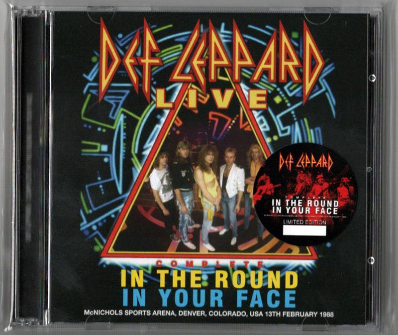 DEF LEPPARD / COMPLETE IN THE ROUND IN YOUR FACE (2CD)