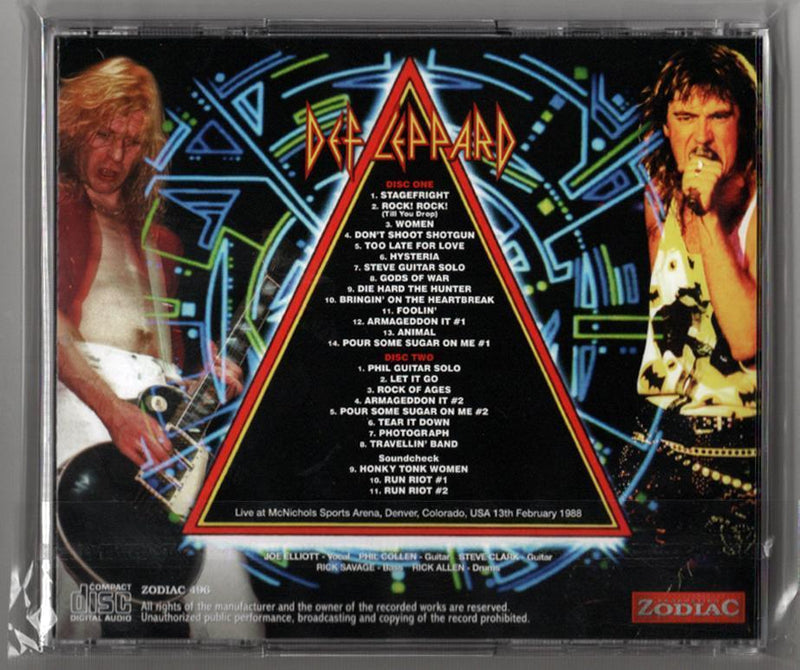 DEF LEPPARD / COMPLETE IN THE ROUND IN YOUR FACE (2CD)