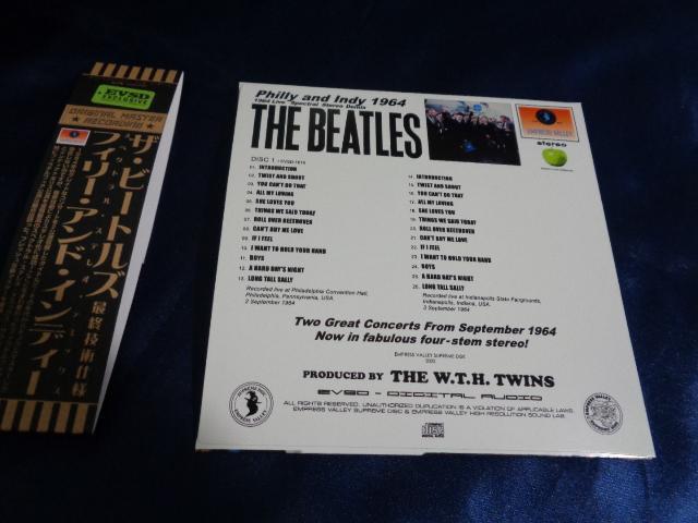 The Beatles / Philly & Indy 1964 Spectral Stereo Demix Empress Valley 1CD