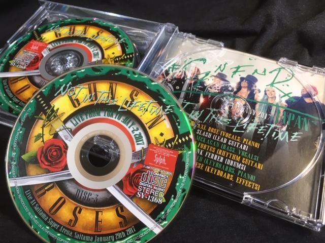 GUNS N' ROSES / LIVE FROM TOKYO DAY-2 2017 (3CDR+1DVDR)