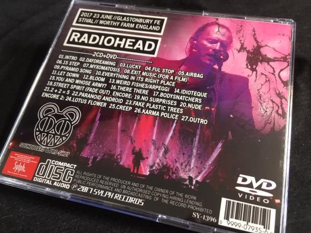 RADIOHEAD / GLASTONBURY 2017 (2CDR+1DVDR)