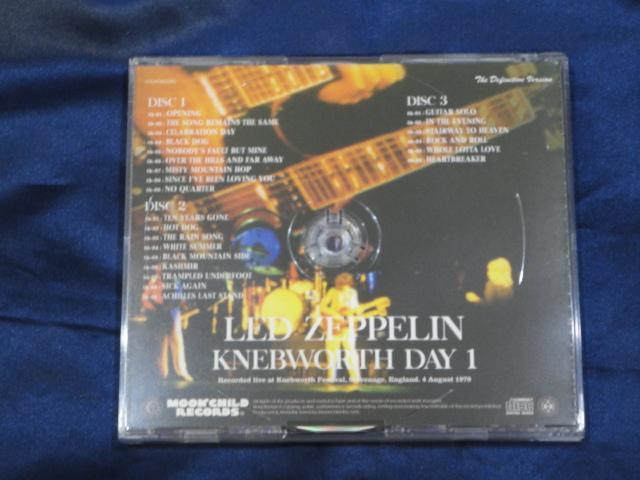 Led Zeppelin Knebworth Day 1 1979 Definitive Version 3CD Moonchild 