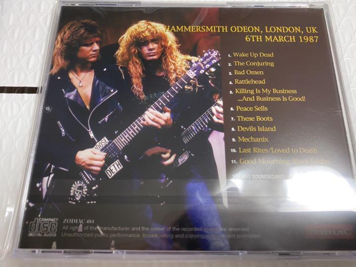 MEGADETH / DEFINITIVE HAMMERSMITH 1987 (1CD)