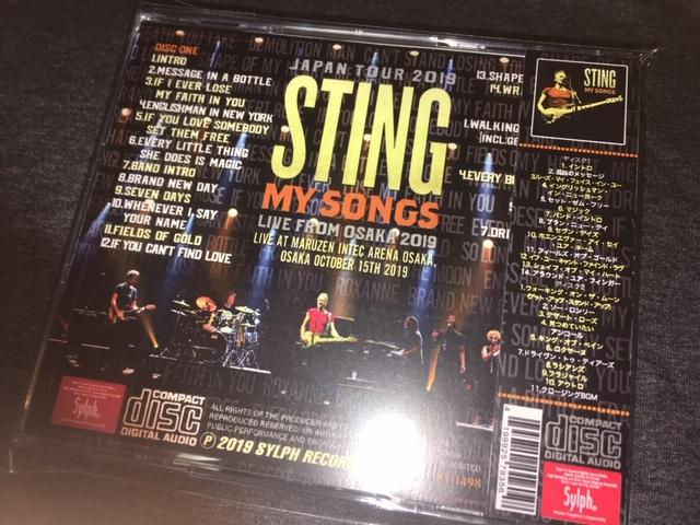 STING / MY SONGS LIVE FROM OSAKA 2019 (2CD)