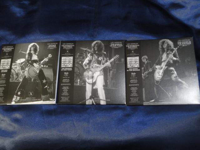 Led Zeppelin 1975 Los Angeles 3 Days 9 CD Set Empress Valley Factory Silver Disc