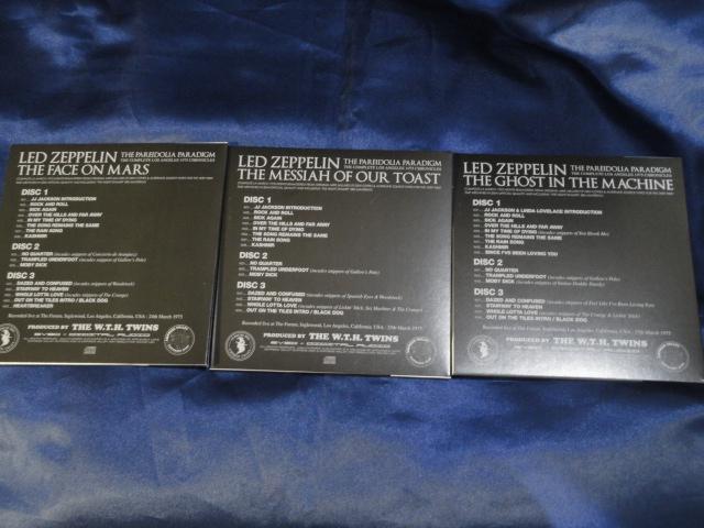 Led Zeppelin 1975 Los Angeles 3 Days 9 CD Set Empress Valley Factory Silver Disc