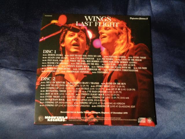 Paul McCartney & Wings / Last Flight Definitive Edition 2 (2CD) Paper Cover