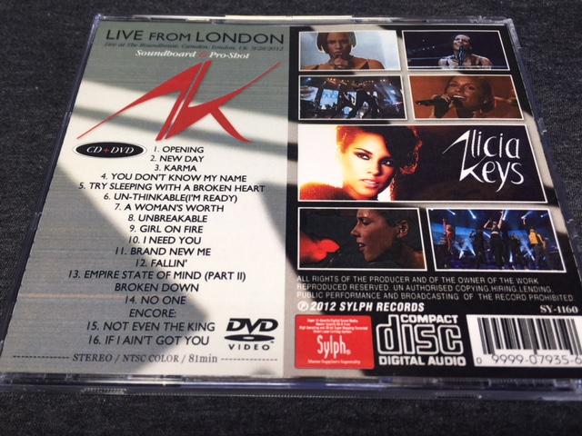 ALICIA KEYS / LIVE FROM LONDON (1CD+1DVD)