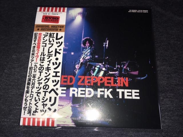 Led Zeppelin The Red FK Tee CD 2 Discs 12 Tracks Empress Valley Hard Rock Music