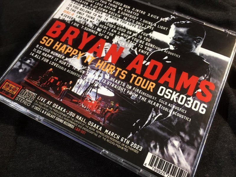 BRYAN ADAMS / OSK0308 LIVE IN OSAKA 2023 (2CDR)