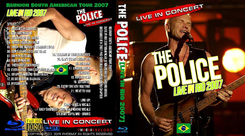 The Police / Reunion South American Tour 2007 (1BDR)