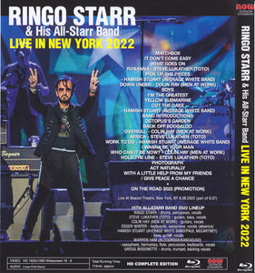 RINGO STARR & ALL HIS STARR BAND / LIVE IN NEW YORK 2022 (1BDR)