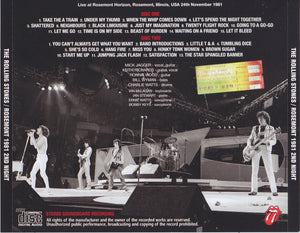 THE ROLLING STONES / ROSEMONT 1981 2ND NIGHT (2CD)