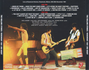 THE ROLLING STONES / ROSEMONT 1981 3RD NIGHT (2CD)