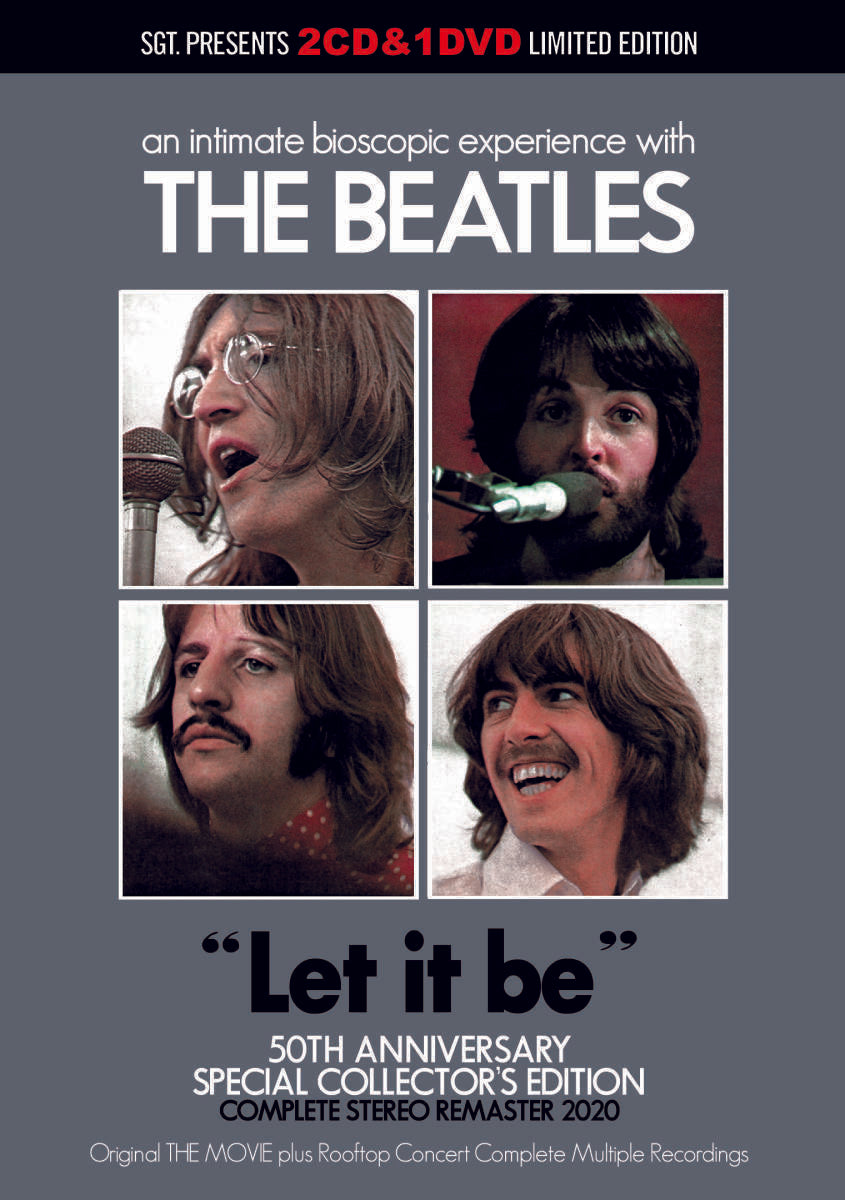The Beatles Let It Be The Movie 50th Anniversary Edition 2 CD 1 DVD SGT presents