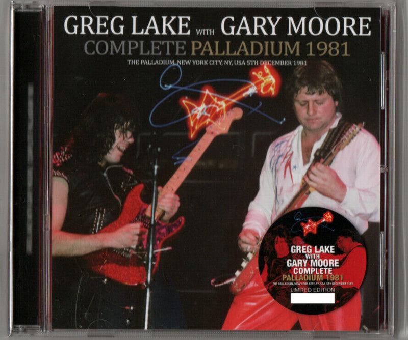 GREG LAKE with GARY MOORE COMPLETE PALLADIUM 1981 1CD