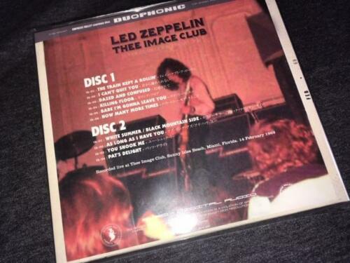Led Zeppelin Thee Image Club 1969 CD 2 Discs Paper Sleeve Empress Valley Rock