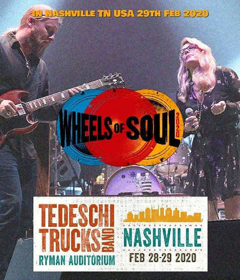 Tedeschi Trucks Band / USA Tour 2020 Ryman Auditorium (1BDR)